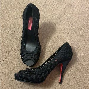 Betsey John Black Heels